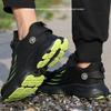 Drehknopf Sicherheitsschuhe Herren Stiefel Verbundstoff Zehenkappe Anti-Quetsch Arbeitssneaker Durchtrittsichere Arbeitssicherheitsschuhe Schutzstiefel