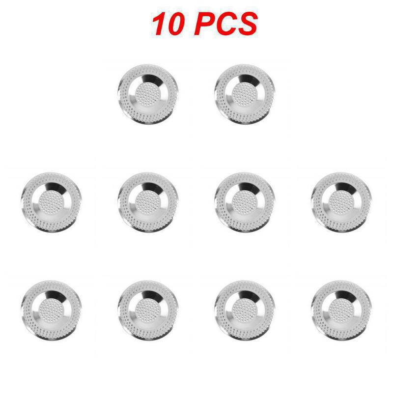 1~10PCS 7.5cm Bathtub Hair Catcher Stopper Stainless Steel Shower Drain Hole Filter Trap Kitchen Metal Sink Strainer Floor Drain