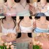 1 bucată la modă dulce picant fată colorată Y2K accesorii bricolaj de vacanță Boho Candy Star cu margele colier cu lanț pentru claviculă