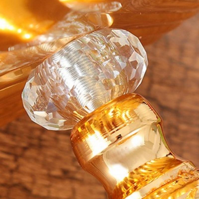 European Fruit Plate,Golden Alloy Exquisite Luxury Shell Shape Tall Feet Tray,Food Snack Candy Disc,Wedding Desktop Decoration