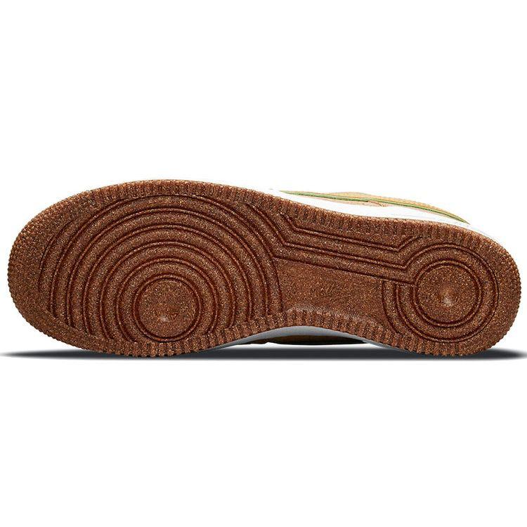 Nike Air Force 1 07 Premium Happy Pineapple - Cork Męskie trampki Brązowe Wielokolorowe Len DJ2536-900