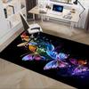 Colorful Butterfly Chair Mat Office Carpet, Oversized Rug for Home Decor, Sofa Mat, Desk Pad Gift, Suitable for Bedroom, Living Room, Various Rooms