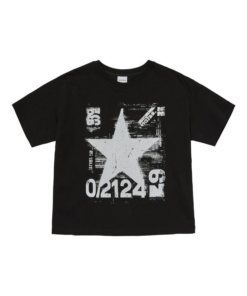 Garter Gallery Vintage Star T-Shirts_Black