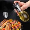 6,8oz/200ml Olivenöl oder Essig Küchenöl-Sprüher zum Kochen, Auslöser-Design, Edelstahl Essig Glas Sprühflasche