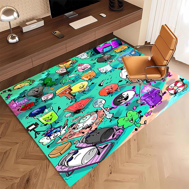 1pc Inanimate Insanity Print Area Rug - Soft, Washable Non-Slip Indoor Mat, Living Room, Home Office Decorative Rug,Office Decorative