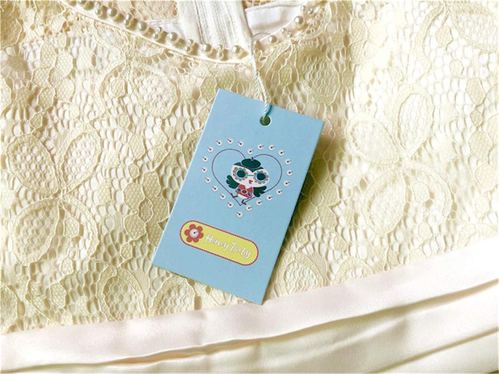 Honey baby Lace Junior Dress for Perfect for Flower Girl Princess Piano Kindergarten Entrance and Special Occasions Children's Dress, Kids' Dress,