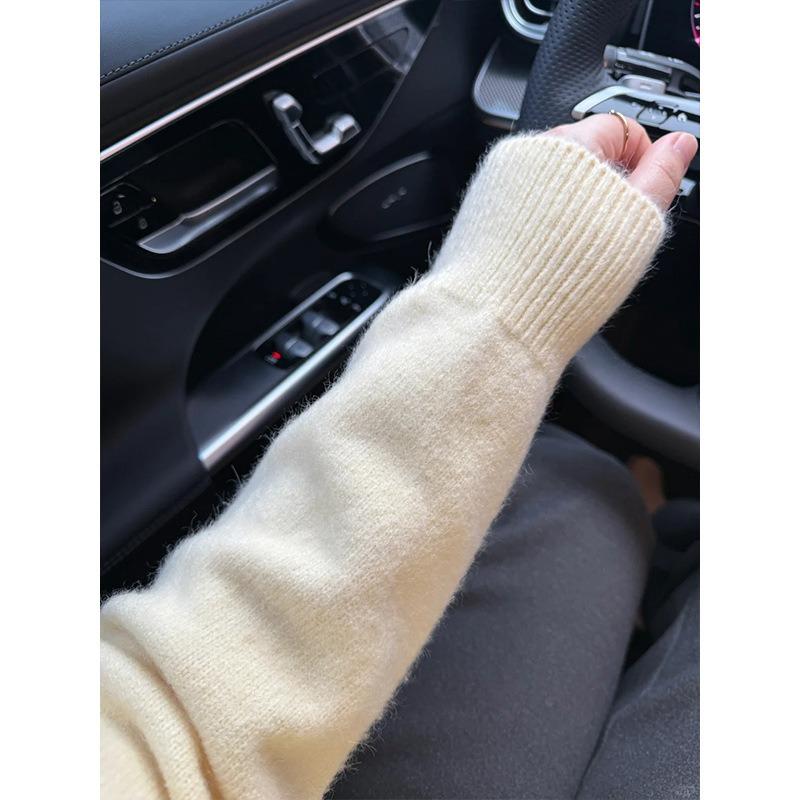 Age-reducing Bright Yellow Turtleneck Knitted Cardigan Jacket Women's Spring Button-down Lapel Top Soft Waxy Thickened Sweater