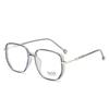 Fashionable Elegant Full Frame Square Myopia Glasses Unisex Broken Diamond Trim Blue Light Blocking Eyeglasses 0 To -4.0