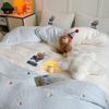 OEING Milk Fleece Bedding Set