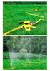 360° Rotating Sprinkler Head: Nursery & Garden Irrigation Three-Prong PVC Water Pipe Set