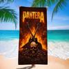 P-Pantera Band Microfiber Blanket Quick Drying Beach Towels Oversized Printing Super Absorbent Pool Towel Blanket