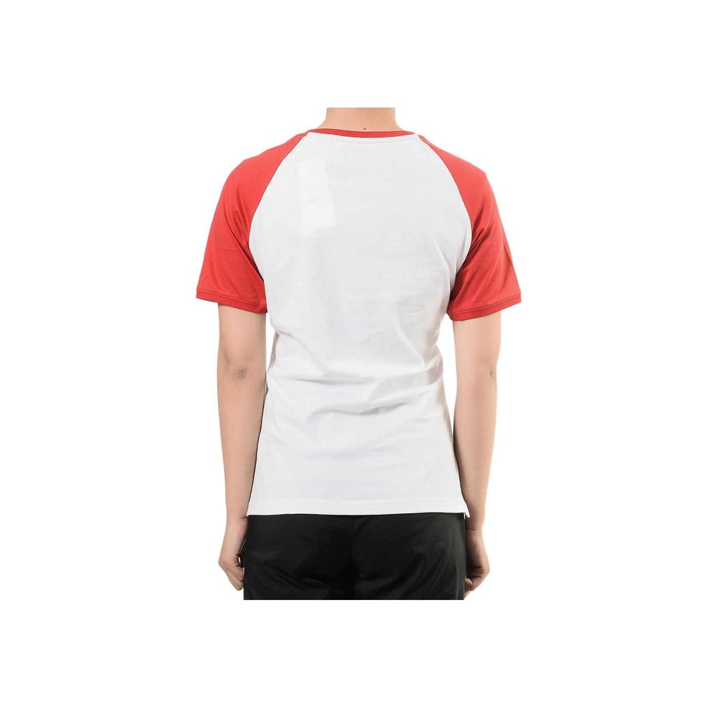 adidas Neo Color Block Letter Print Fashion Casual Comfortable Raglan Short Sleeve T-Shirt Women T-Shirts White DW7948
