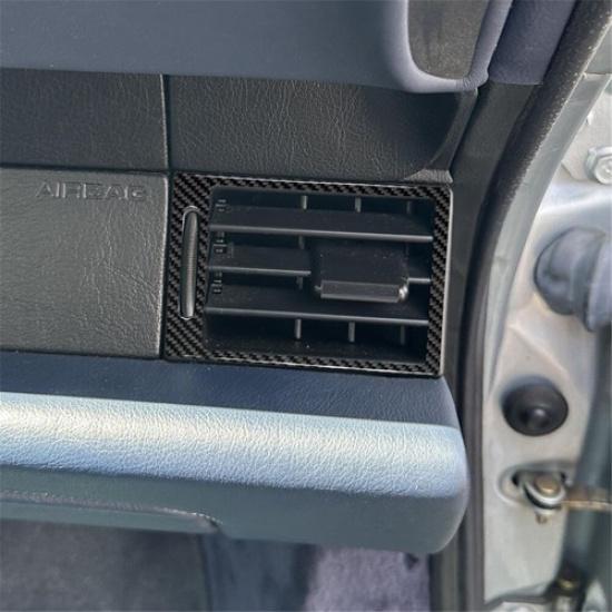Carbon Fiber Interior Side Air Vent Outlet Cover Trim For Porsche 911 1989-97