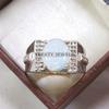 Opal Oval Cut Gemstone With 925 Sterling Silver Ring For Men's #B414 JL375683796764