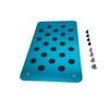 Aluminum alloy Car Non-slip Plate Carpet pedal Floor Mat Environmental Rubber Car Accessories Styling