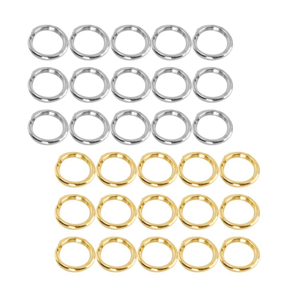 220pcs Silver DIY Keychain Rings Circle Keychain Findings Keychain Rings Kit  Keychain Making