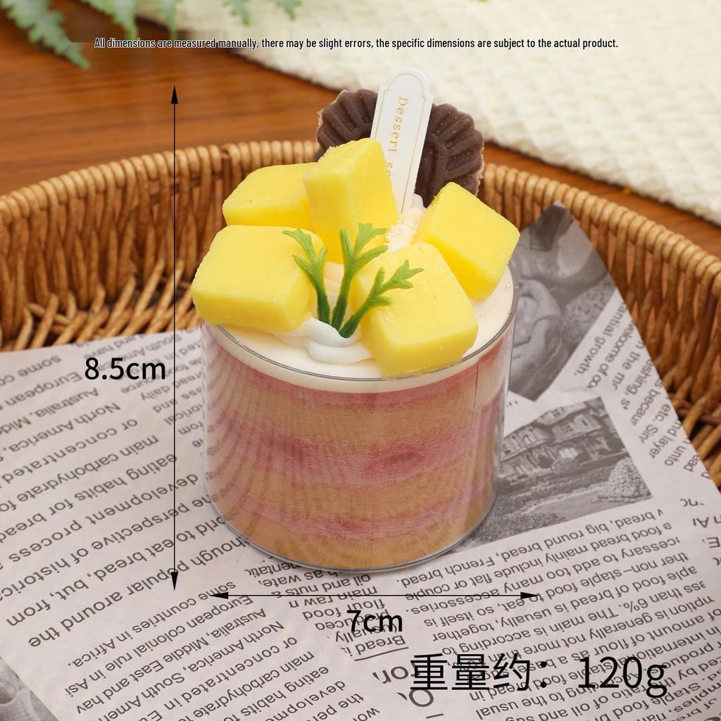 Simulation Fruit Cream Cake Model - Dessert Display Ornament