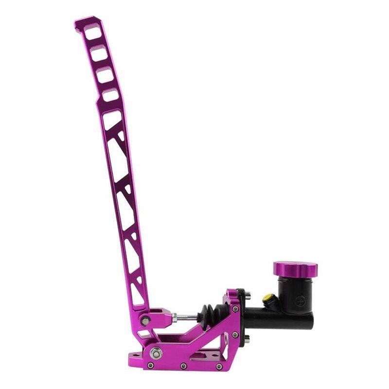 Racing Hydraulic Hand Brake Aluminum Drift Hydro E-Brake-Brake System Handbrake Long Level Gear Kit Purple,