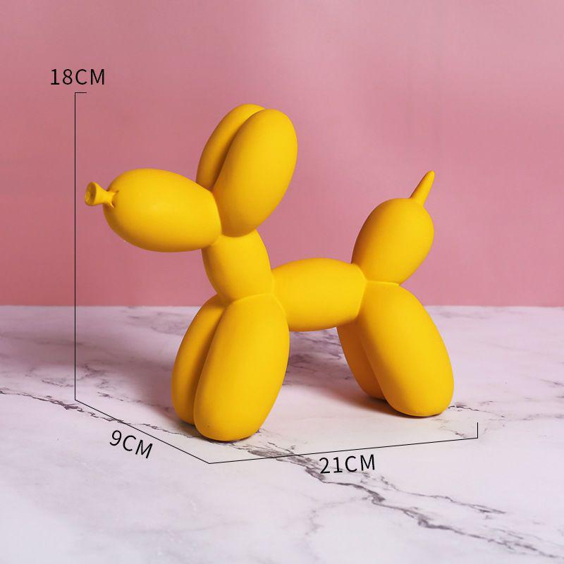 Nordic Creative Resin Balloon Dog Figurines - Home & Wine Cabinet Decor