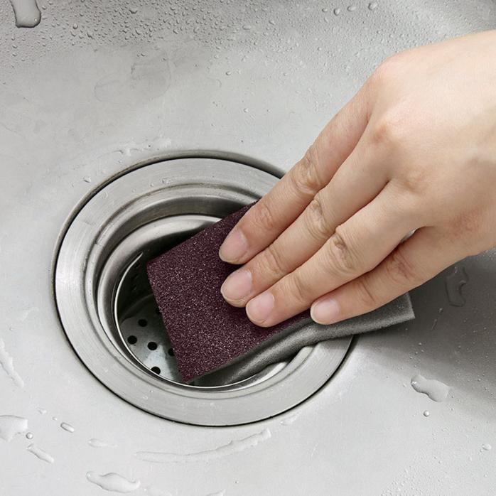 1/2/4/6/8/10 STK. Carborundum-Entkalkungs-Reinigungsschwamm, magischer Schwamm, Schleifpapierschwamm, Haushalts-Küchenwerkzeuge, Geschirrspülen und Topfbürsten, Rostentfernungsschwamm