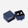 Hochwertige Blaue Papier Schmuckschatulle Spezielle Halskette Ohrstecker Armband Kreative Verpackung Geschenkbox China
