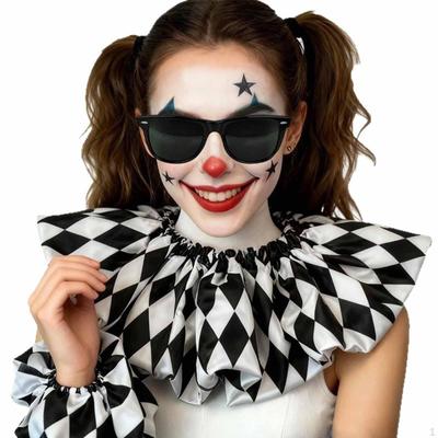 Clown Neck Cuff Set Decor for Concerts Holiday Christmas Masquerade