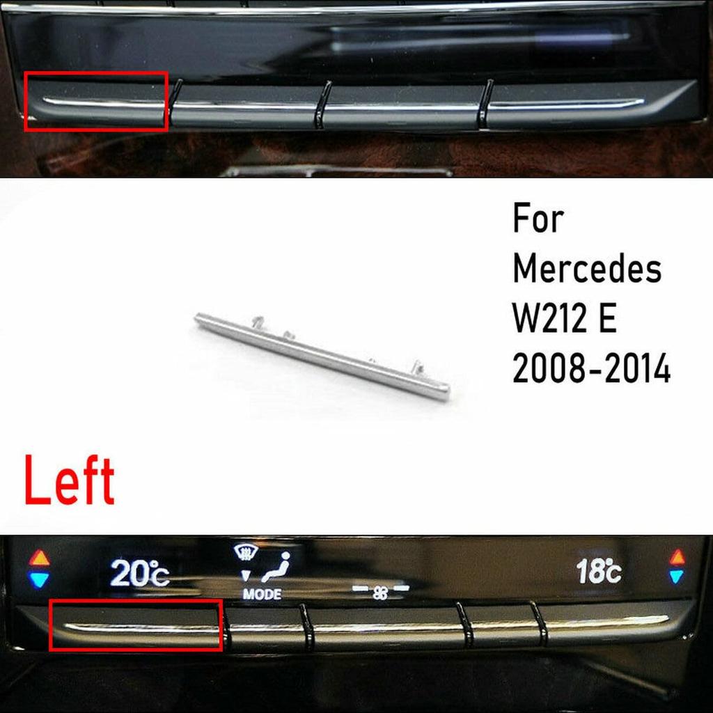 Levý Střední Tlačítko Teploty Klimatizace Lišta Matná pro Mercedes W212 E 2008 2009 2010 2011 2012 2013 2014