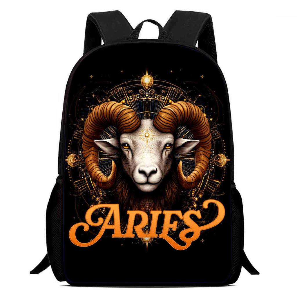 12 Sternbilder Schultasche High Definition Multifunktion Oxford Leichter Rucksack Haare