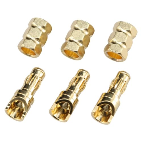 Yokomo Banana Male/Female Connector Set for Brushless Motors, 3.5mm, RP-107A