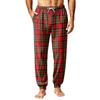 Men's Christmas Printed Thermal Pajama Pants for Fall Winter