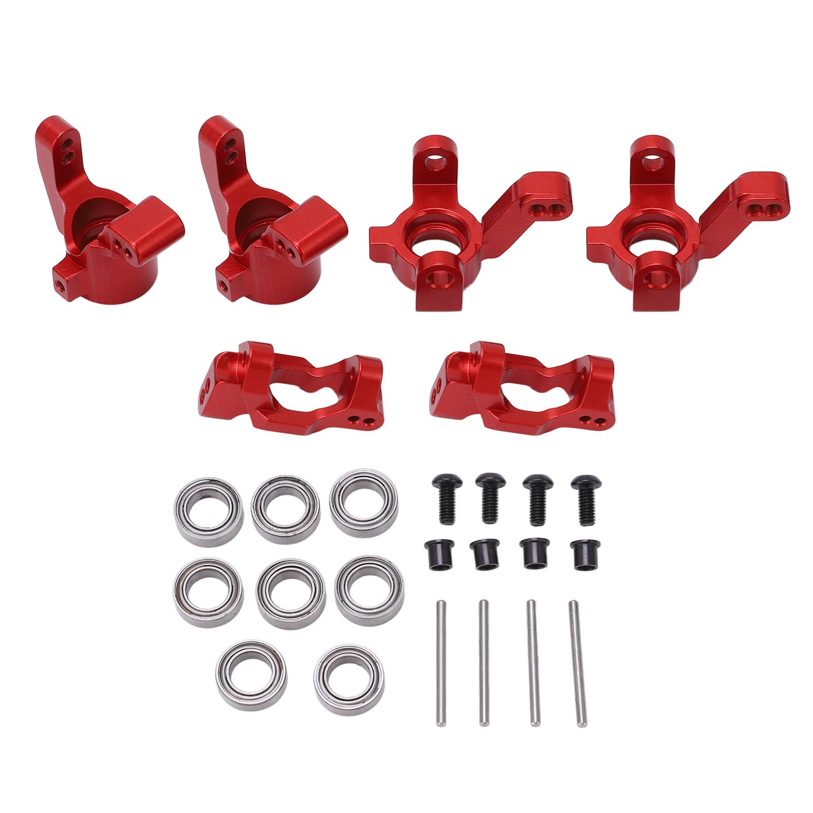 

RC Steering Group Assembly Set Aluminum Alloy RC Car Steering Assembly Kit for Latrax Teton 1/18