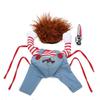 3D Killer Doll Dog Costume - Halloween & Christmas Prank Outfit for Pets