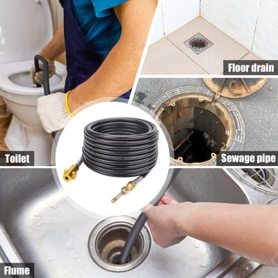 Pressure Washer Sewer Ejector Kit 1/4in 20/32/49/65ft, 1/4in Water Washing Hose For Pressure Washers