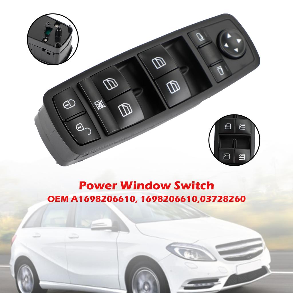 Master Power Window Switch For Mercedes-Benz W169 W245 1698206610