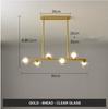 Dining Room Ceiling Chandelier Suspension Horizontal Glass Balls Chandeliers Kitchen Hanging Lamp Office Front Desk Lights