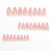 3D Stereo Wave Heart Aurora Short Pointed Wearable False Nails - Nail Art Tips