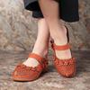 Women's Fashion Vintage Shoes Casual Sandals Summer Beach Sandals Flat Shoes Leisure Slippers Plus Size 35-43