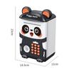 Children's Cartoon Panda Piggy Bank with Fingerprint Recognition & Password Unlock for Deposits and Withdrawals.