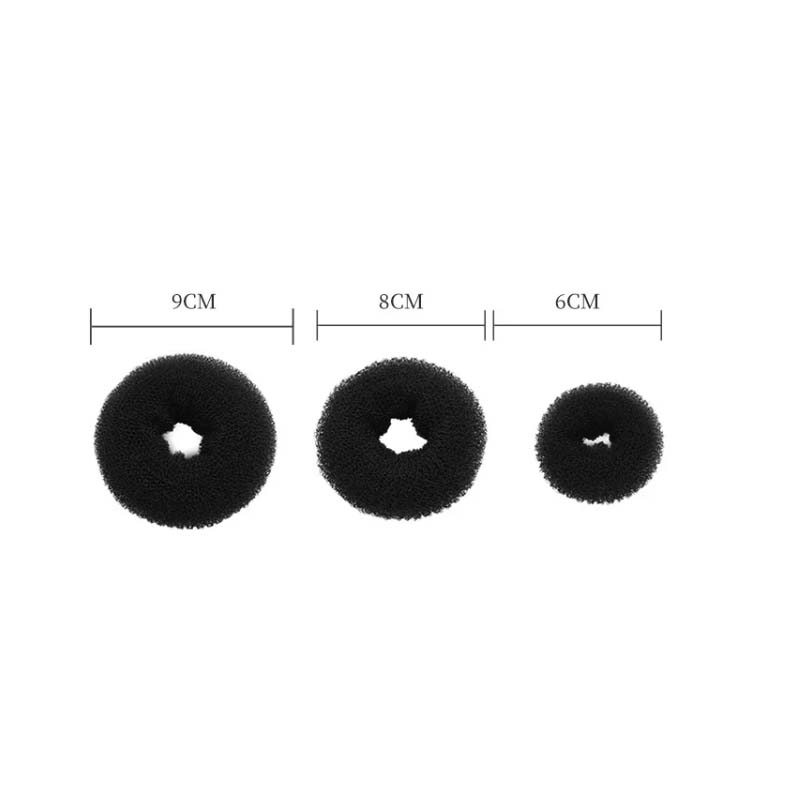 3pcs Hair Bun Donut Magic Foam Products Hairstyle Lazy Hair Accessories For Girls Women Lady Easy Big Ring Hair Styling Tools