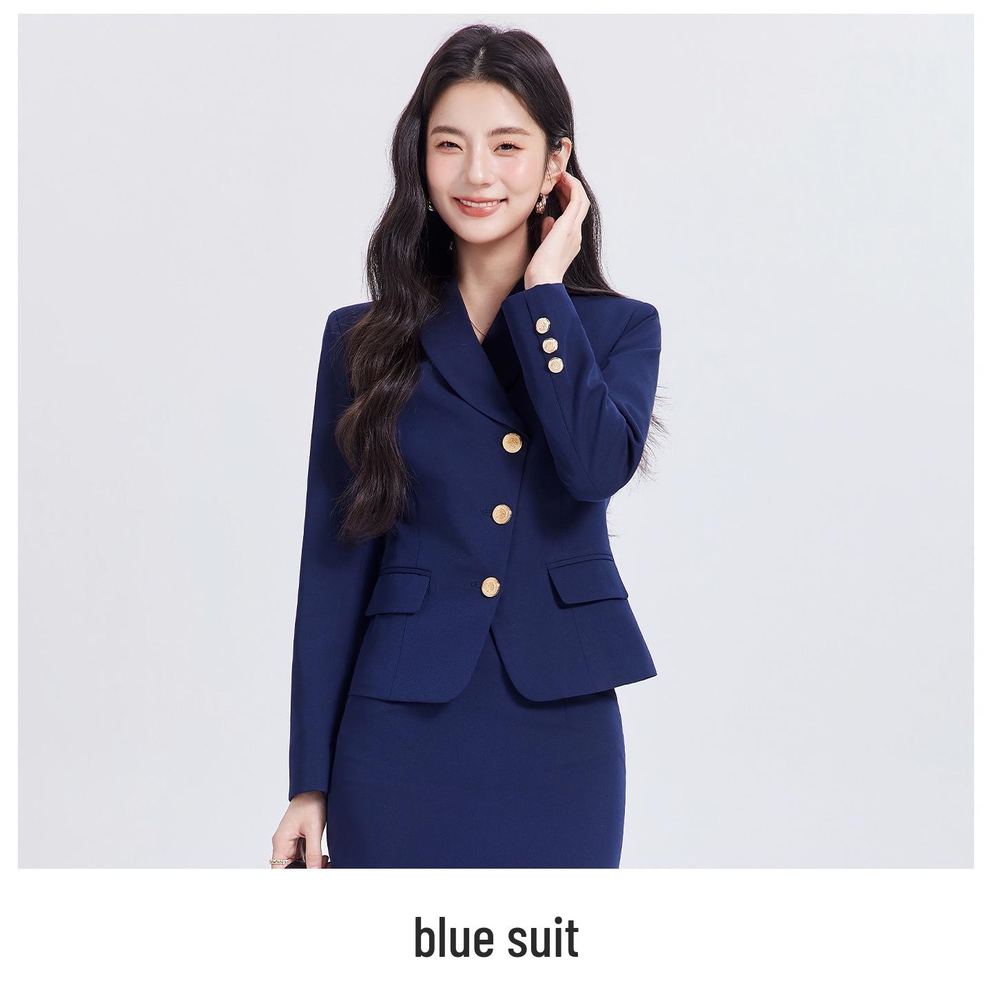 

Women s Gray Professional Suit Jacket - Spring 2026 Petite Short Set for New Teacher Qualification XL