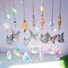 Hanging Crystal Sunlight Catching Pendant Catcher Wind Chimes Indoor Ornaments