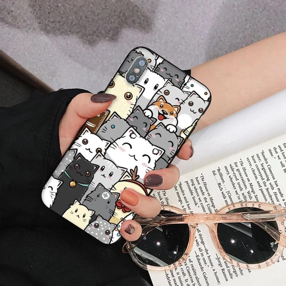 Прекрасный мягкий анимационный модный телефон для Iphone Plus XS 8 13 XR Mini 14X7 6 Pro 6s 11 12 Max силиконовый чехол из ТПУ