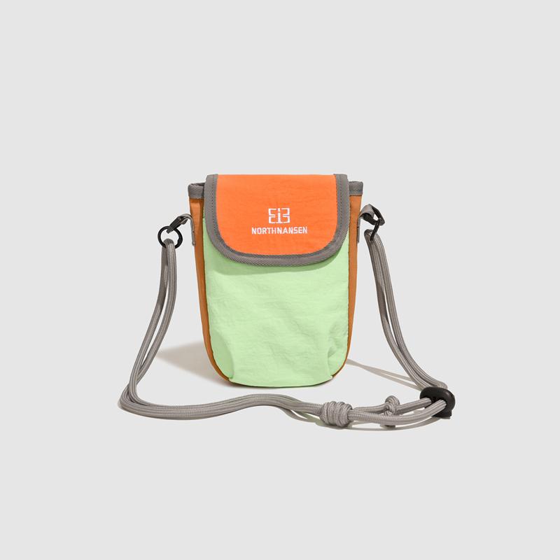Contrast Shoulder Bag Commuter Small Square Bag Lightweight Mobile Phone Bag
