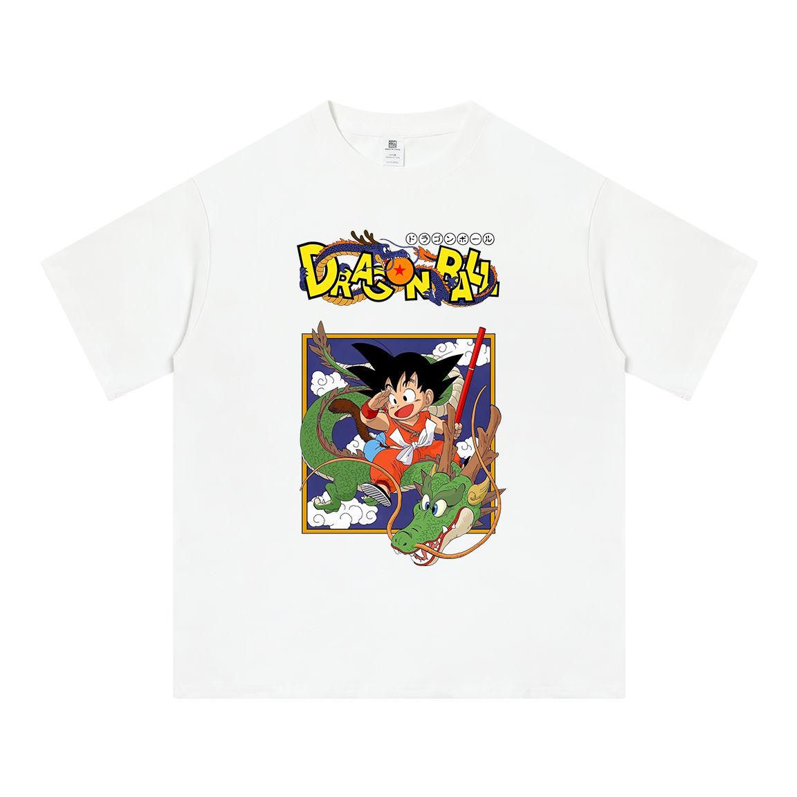 

Dragon Ball Joint Commemorative Toriyama Ming Shortsleeved Tshirt Unisexs 2026 New Trendy Brand Pure Cotton Loose Versatile Top M