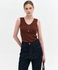 Lugkaeseuteu Lena Ribbed V-Neck Sleeveless Knit / Lena Ribbed V-Neck Sleeveless Knit_4Colors