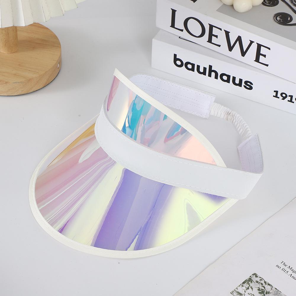 Sonnenhut mit breiter Krempe in Bonbonfarben - UV-Schutz Sportvisier