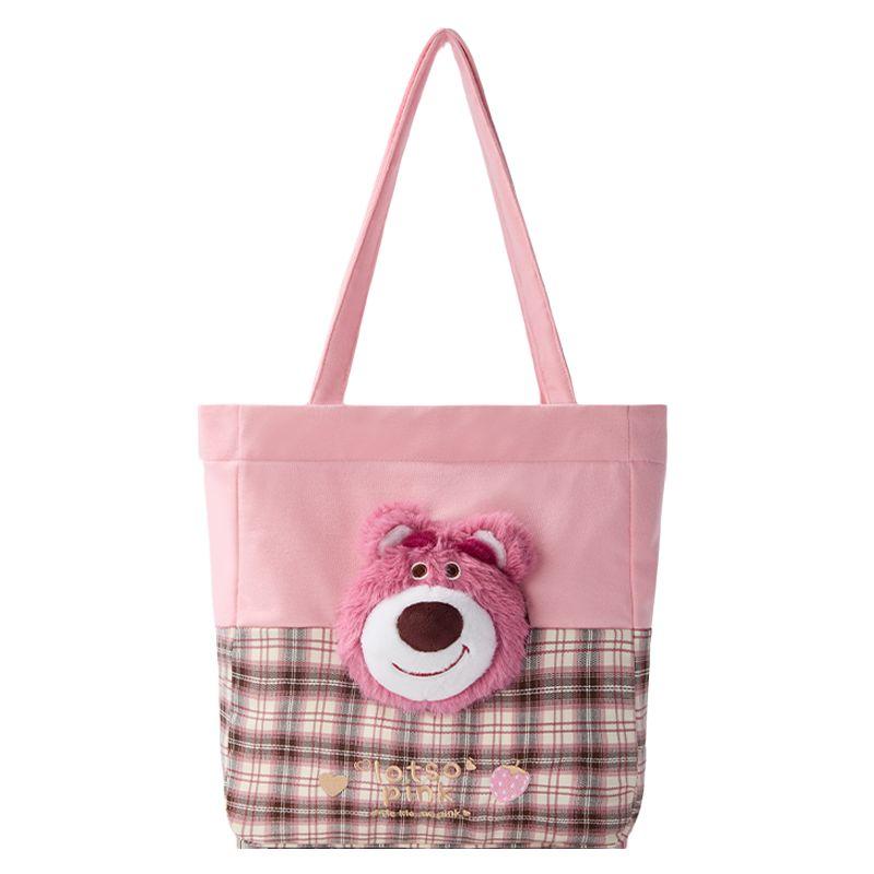 Disney Large Capacity Tote Bag Casual Fashion Versatile High-Value Commuter Bag Cute Plush Doll Bag Unisex Tote Bag B22209-L