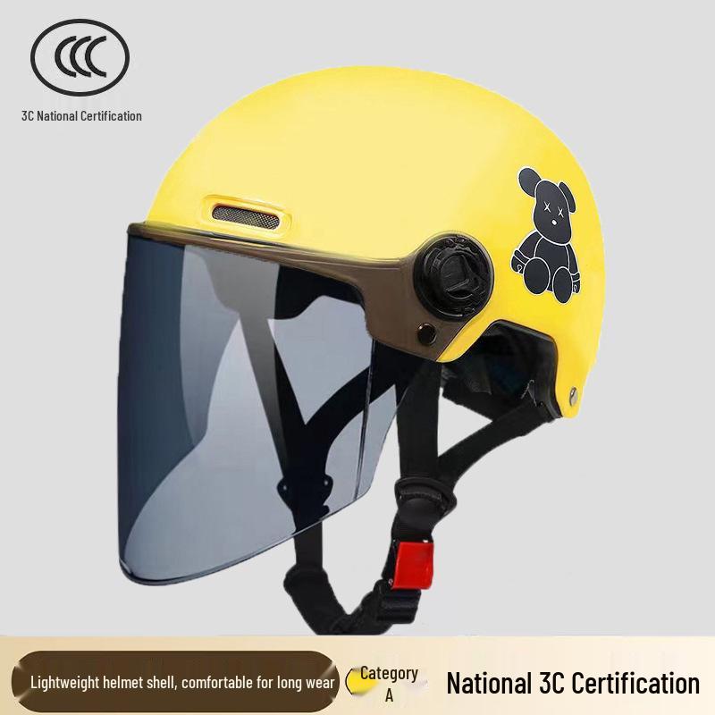 3C Certified Children s Electric Vehicle Helmet, Summer Sun Protection, Breathable, All-Season Safety Helmet for Boys and Girls.