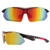 1Set Windproof Cycling Glass Set Dustproof Outdoor Sport Protective Glasses Set  Riding