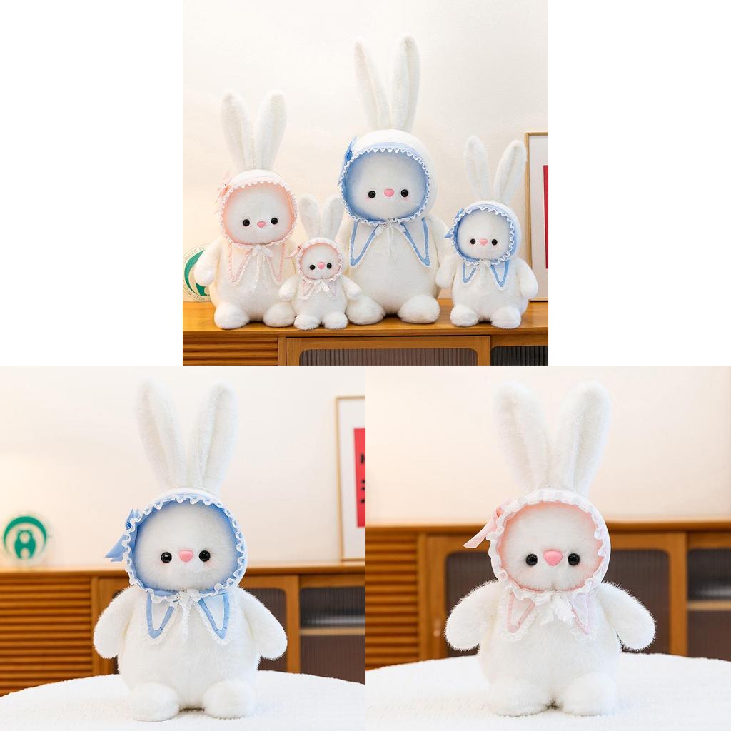 Plush Rabbit Doll With Soft Short Plush For Baby And Kids Playroom Decor